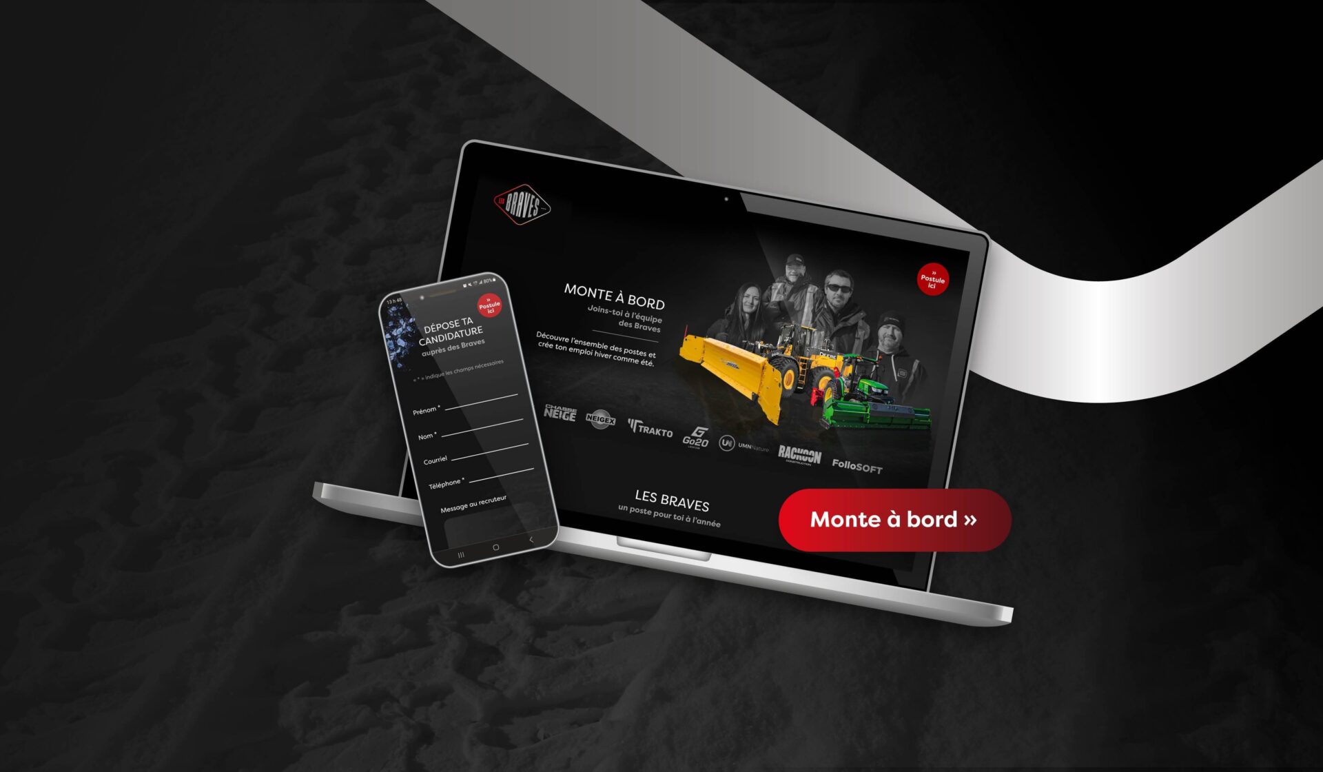 Lancement de la plateforme d'emploi Les Braves